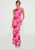 Fionna Floral Maxi Dress Pink sold by Princess Polly