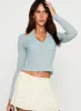 Levitating Long Sleeve Top Blue sold by Princess Polly