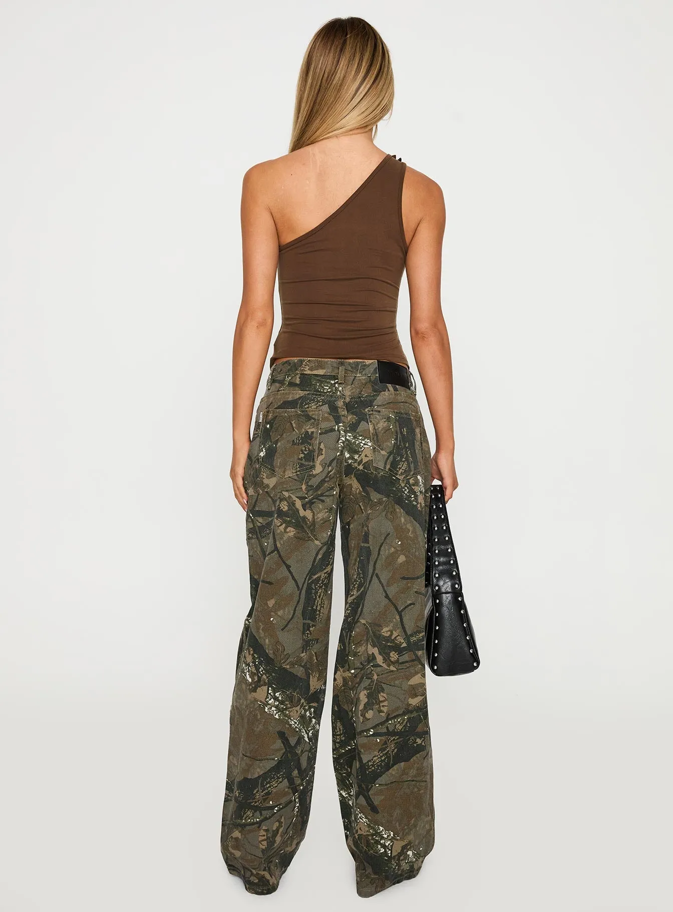 Raiders Mid Rise Straight Leg Cargo Jeans Camouflage sold by Princess Polly product image thumbnail 4