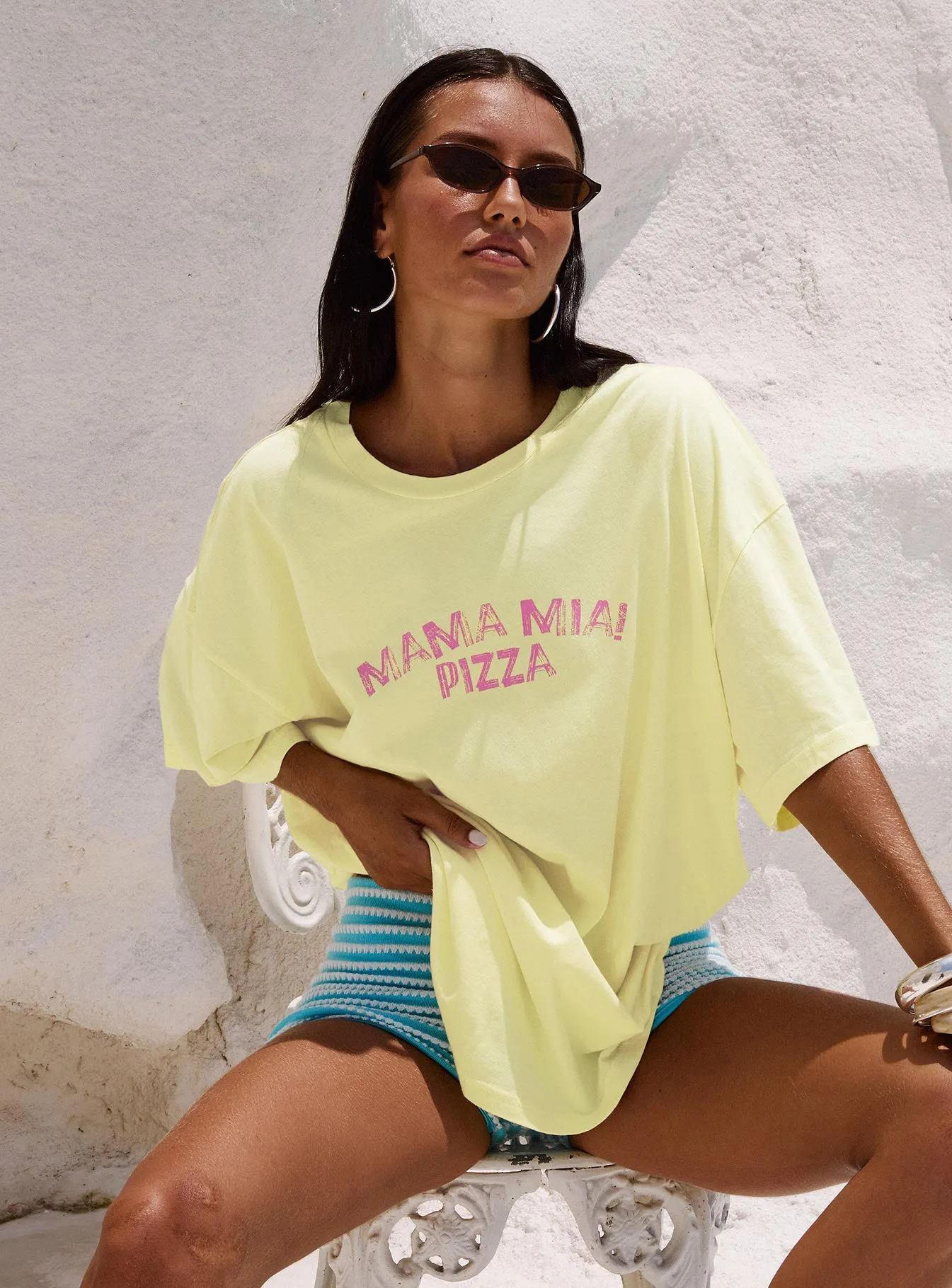 Made With Love Graphic Top Pastel Yellow sold by Princess Polly product image thumbnail 3