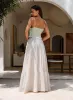 Silver Soul Embroidered Maxi Skirt Cream sold by Princess Polly