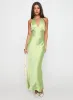 Gloriana Halter Maxi Dress Green sold by Princess Polly