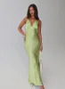Gloriana Halter Maxi Dress Green sold by Princess Polly