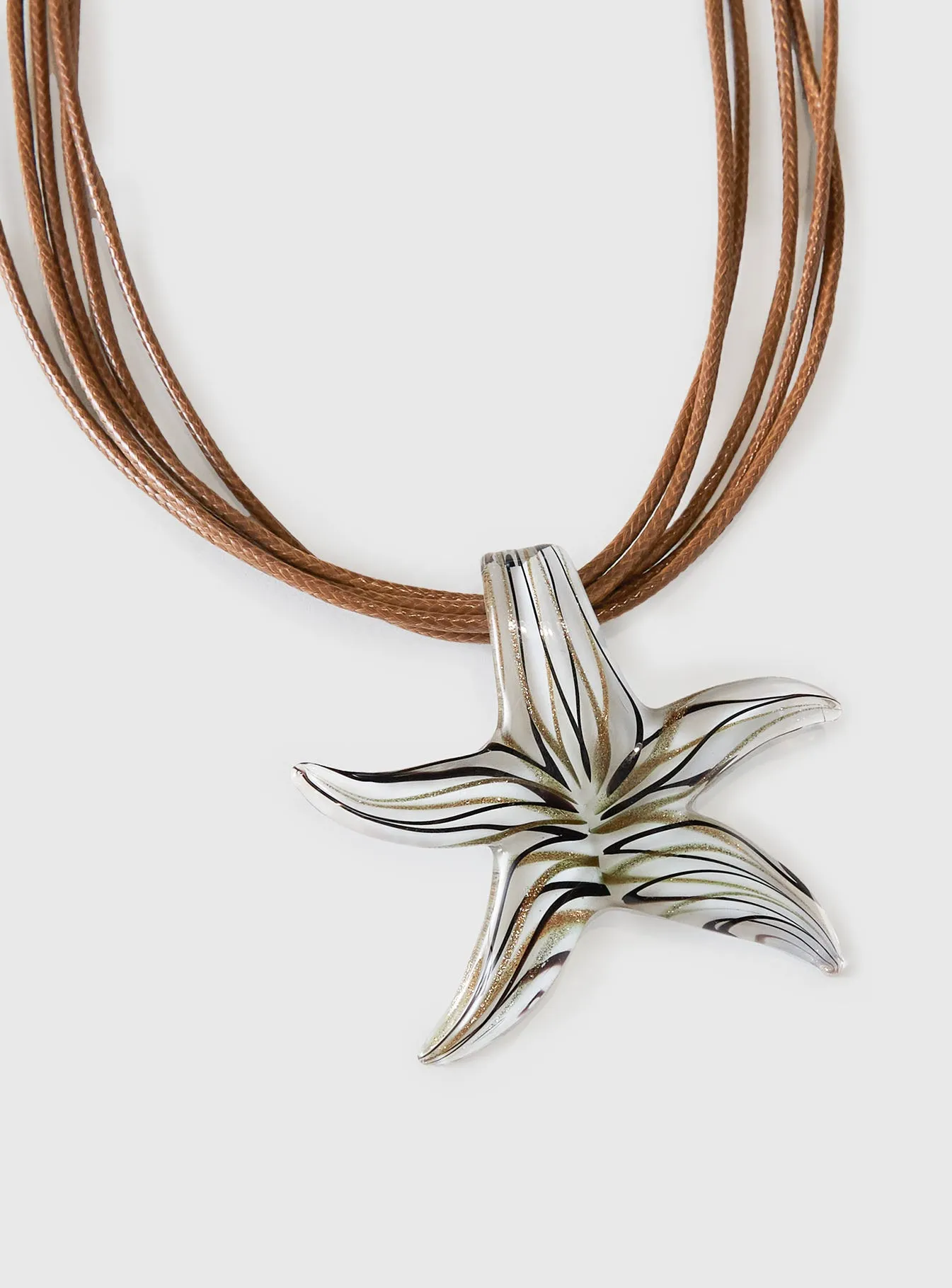 Fire Sign Glass Look Star Pendant Necklace Multi sold by Princess Polly product image thumbnail 3