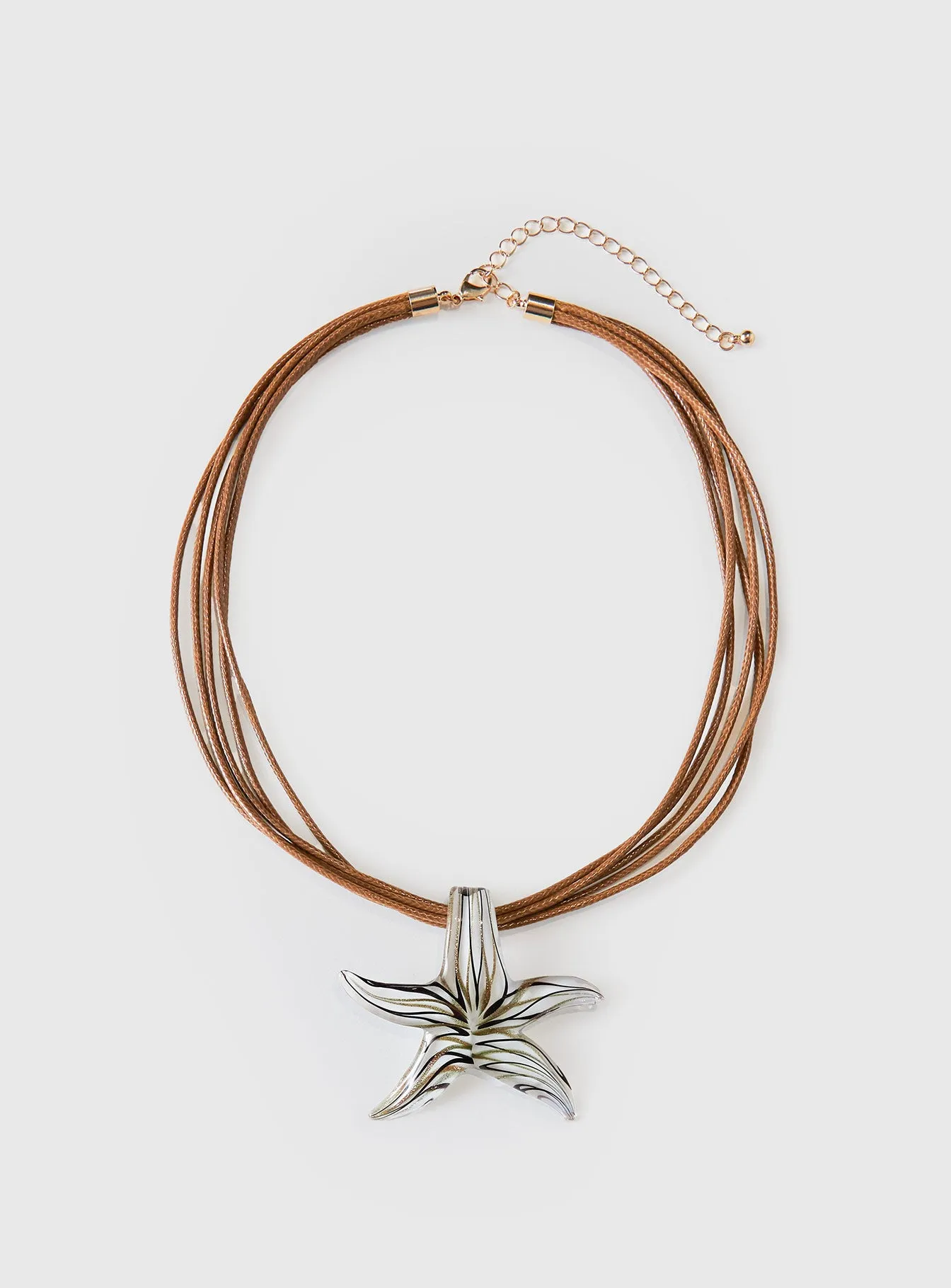 Fire Sign Glass Look Star Pendant Necklace Multi sold by Princess Polly product image thumbnail 2