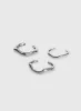 Soft Spoken Bracelet Set Silver sold by Princess Polly