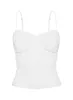 Angelie Cotton Ruched Top White sold by Princess Polly