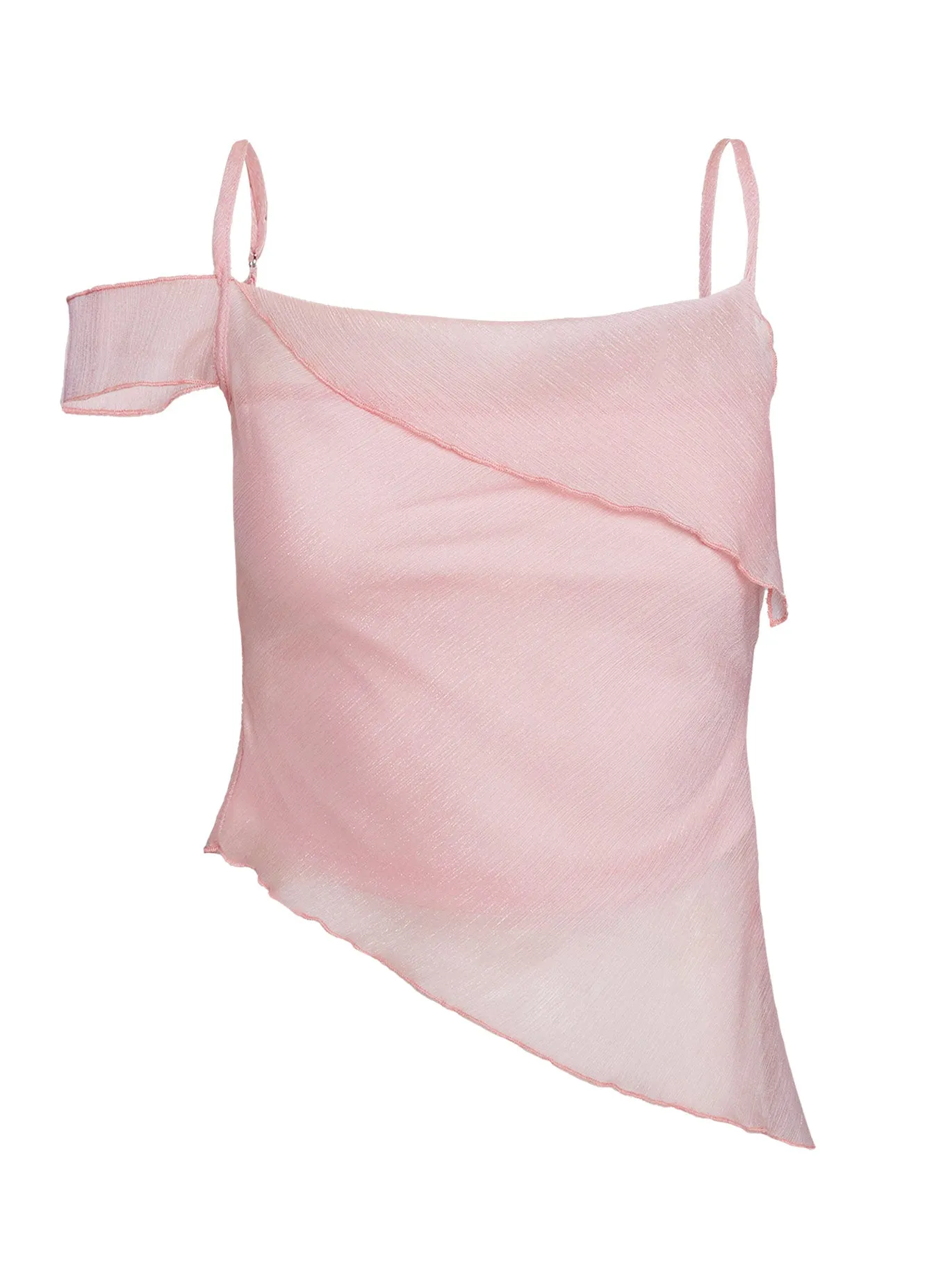 Fresh Air Asymmetrical Top Pink sold by Princess Polly product image thumbnail 5