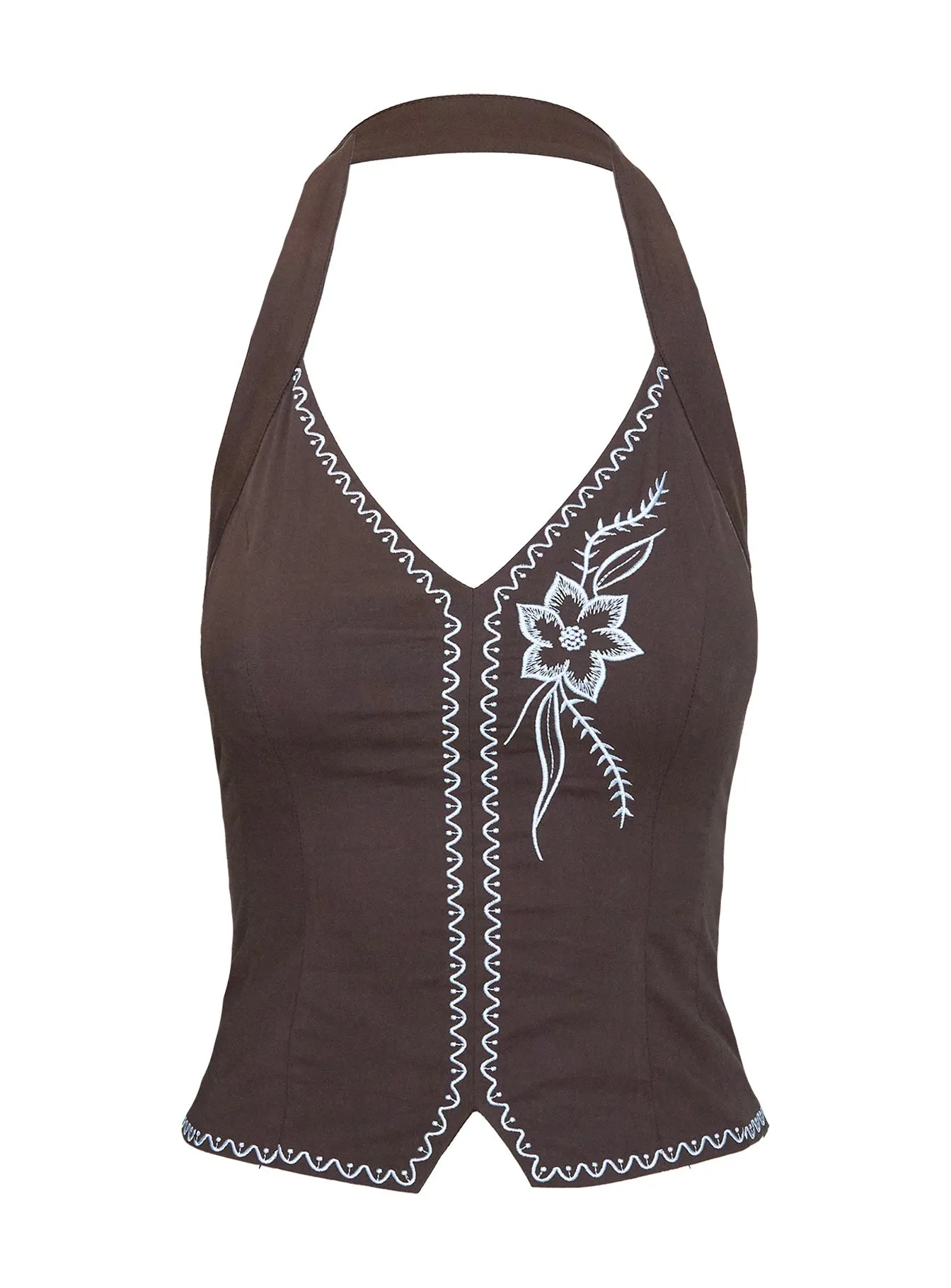 Gustavo Top Chocolate sold by Princess Polly product image thumbnail 5