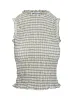 Mousie Ruched Top Cream Plaid sold by Princess Polly