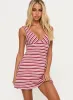 Nyrah Mini Dress Pink Multi sold by Princess Polly