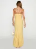 Starlights One Shoulder Maxi Dress Lemon sold by Princess Polly