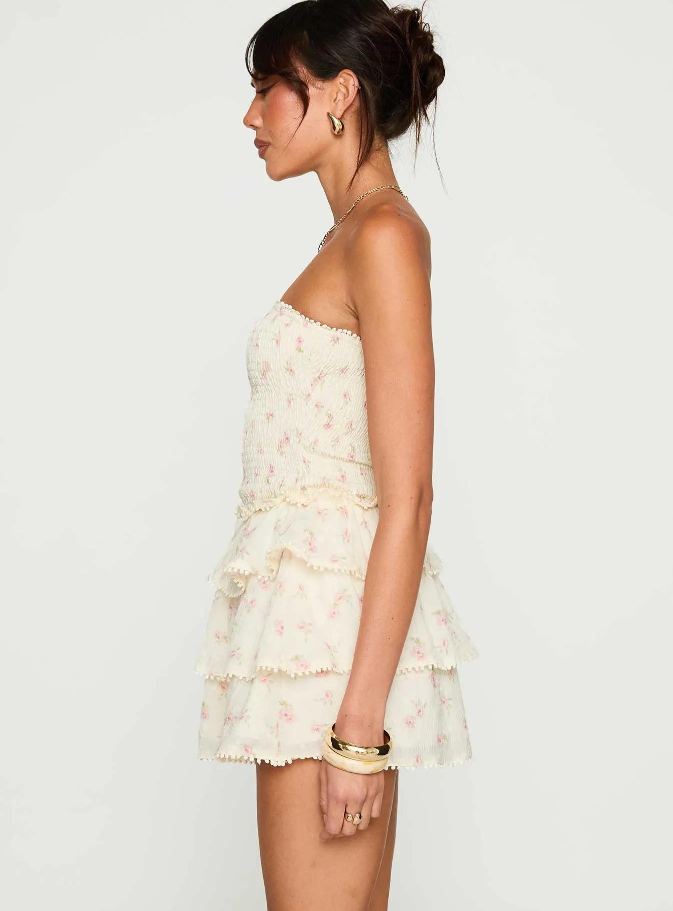 Sunkiss Frill Mini Dress Floral sold by Princess Polly product image thumbnail 4