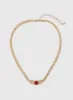 No Place Like Home Necklace Gold / Red sold by Princess Polly