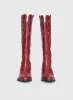 Therapy Malvin Cowboy Boots Cherry sold by Princess Polly