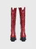 Therapy Malvin Cowboy Boots Cherry sold by Princess Polly