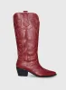 Therapy Malvin Cowboy Boots Cherry sold by Princess Polly