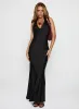 Gloriana Halter Maxi Dress Black sold by Princess Polly