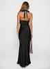 Gloriana Halter Maxi Dress Black sold by Princess Polly