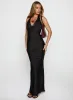 Gloriana Halter Maxi Dress Black sold by Princess Polly
