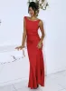 Forbidden Feelings Maxi Dress Red sold by Princess Polly