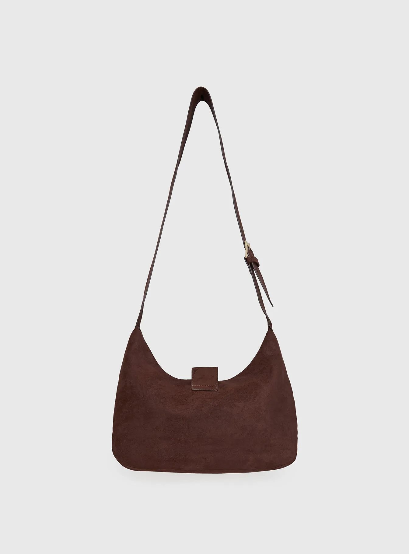Orange County Faux Suede Bag Brown sold by Princess Polly product image thumbnail 4