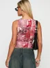Synchro Top Pink Paisley sold by Princess Polly