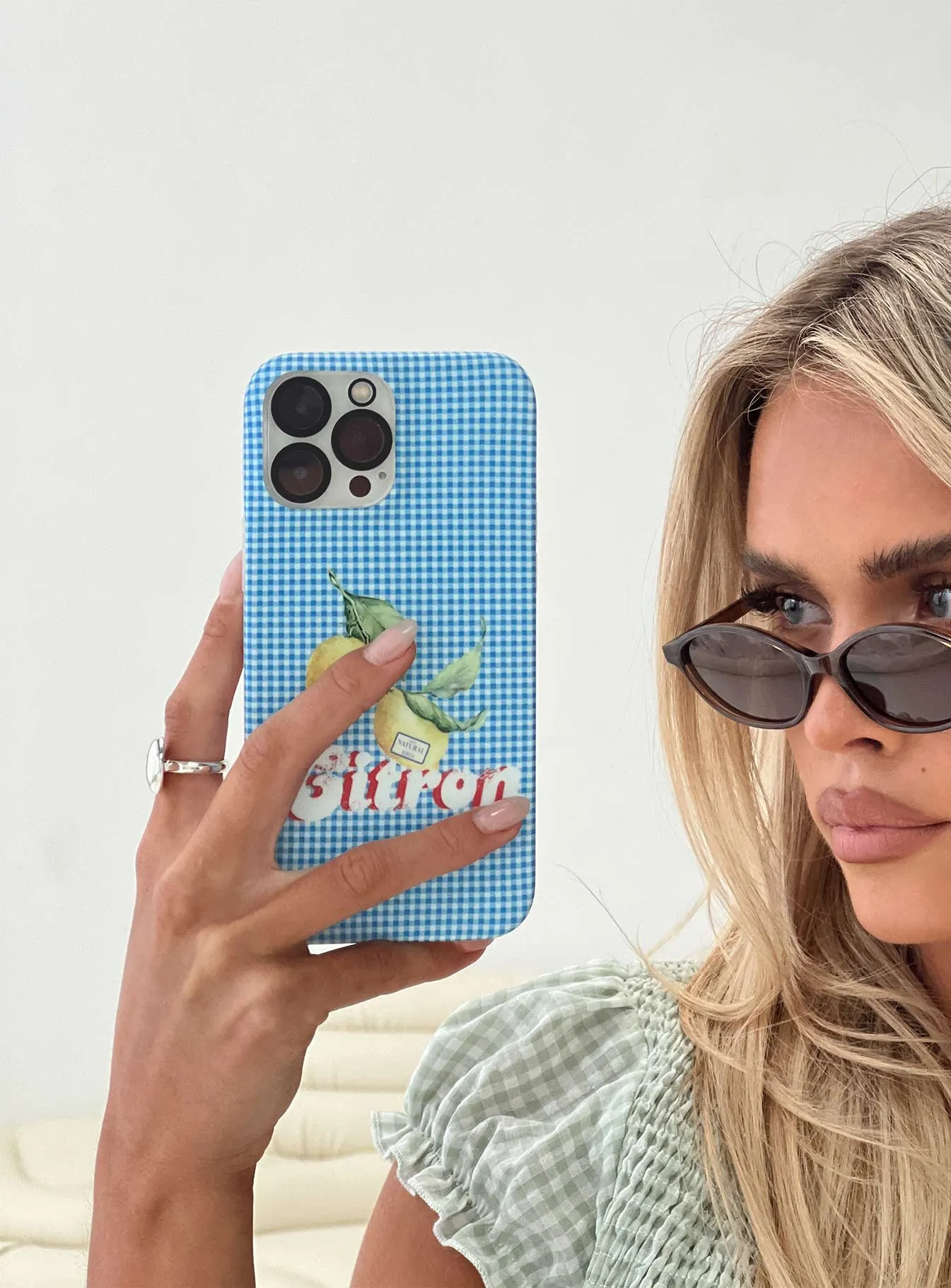 Citron Summer iPhone Case Blue sold by Princess Polly