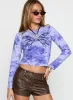 Cyber Butterfly Long Sleeve Top Multi sold by Princess Polly