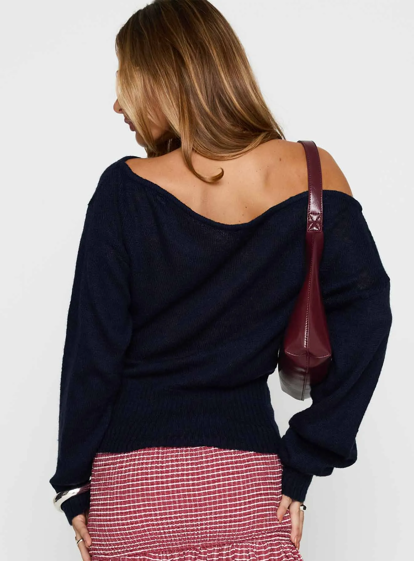 Suena Jumper Navy sold by Princess Polly product image thumbnail 4