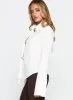 The Temptation Long Sleeve Top White sold by Princess Polly