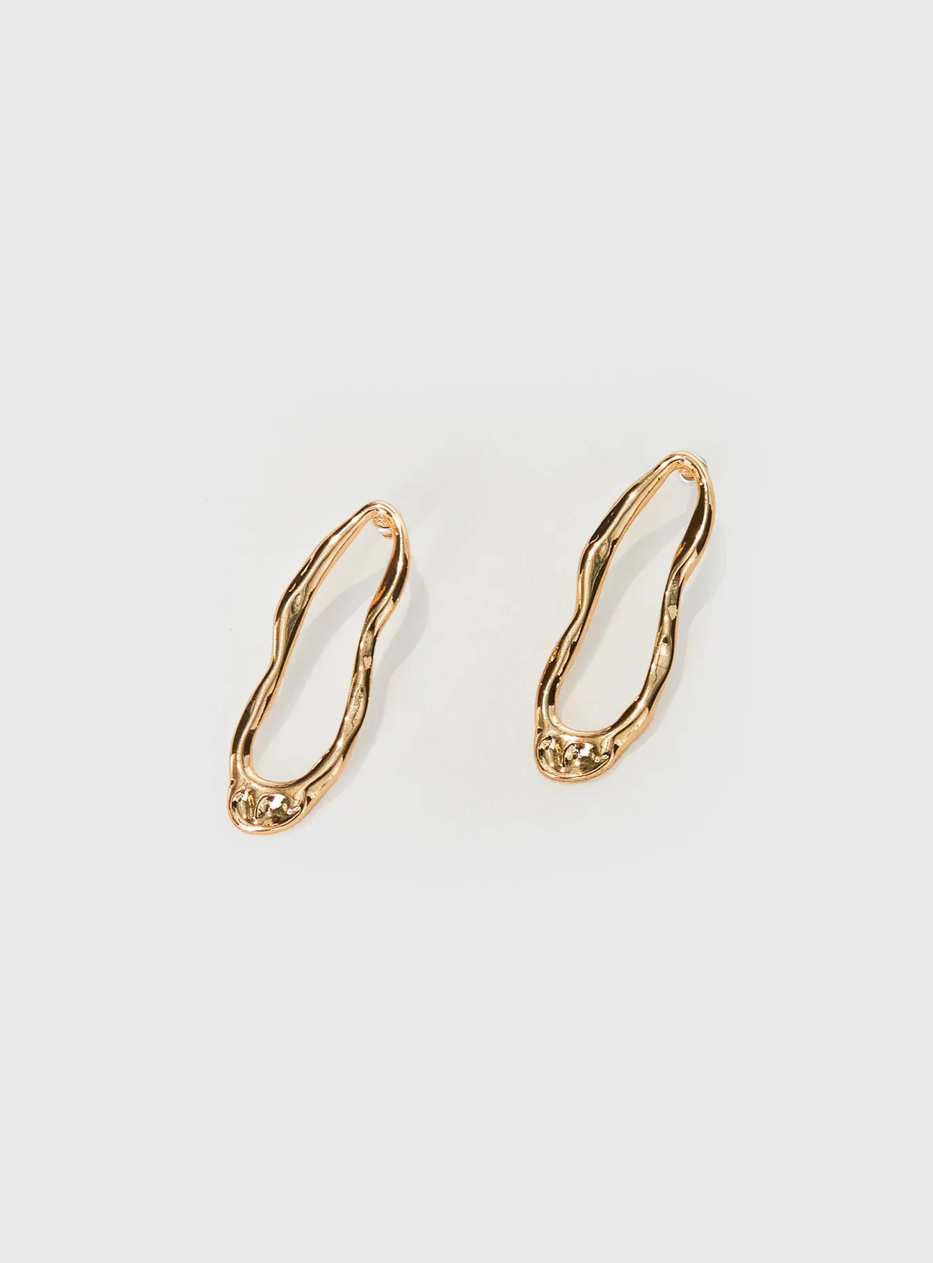 Lizette Earrings Gold sold by Princess Polly product image thumbnail 3