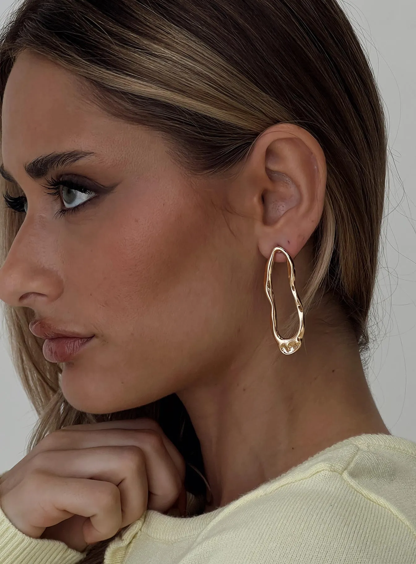 Lizette Earrings Gold sold by Princess Polly