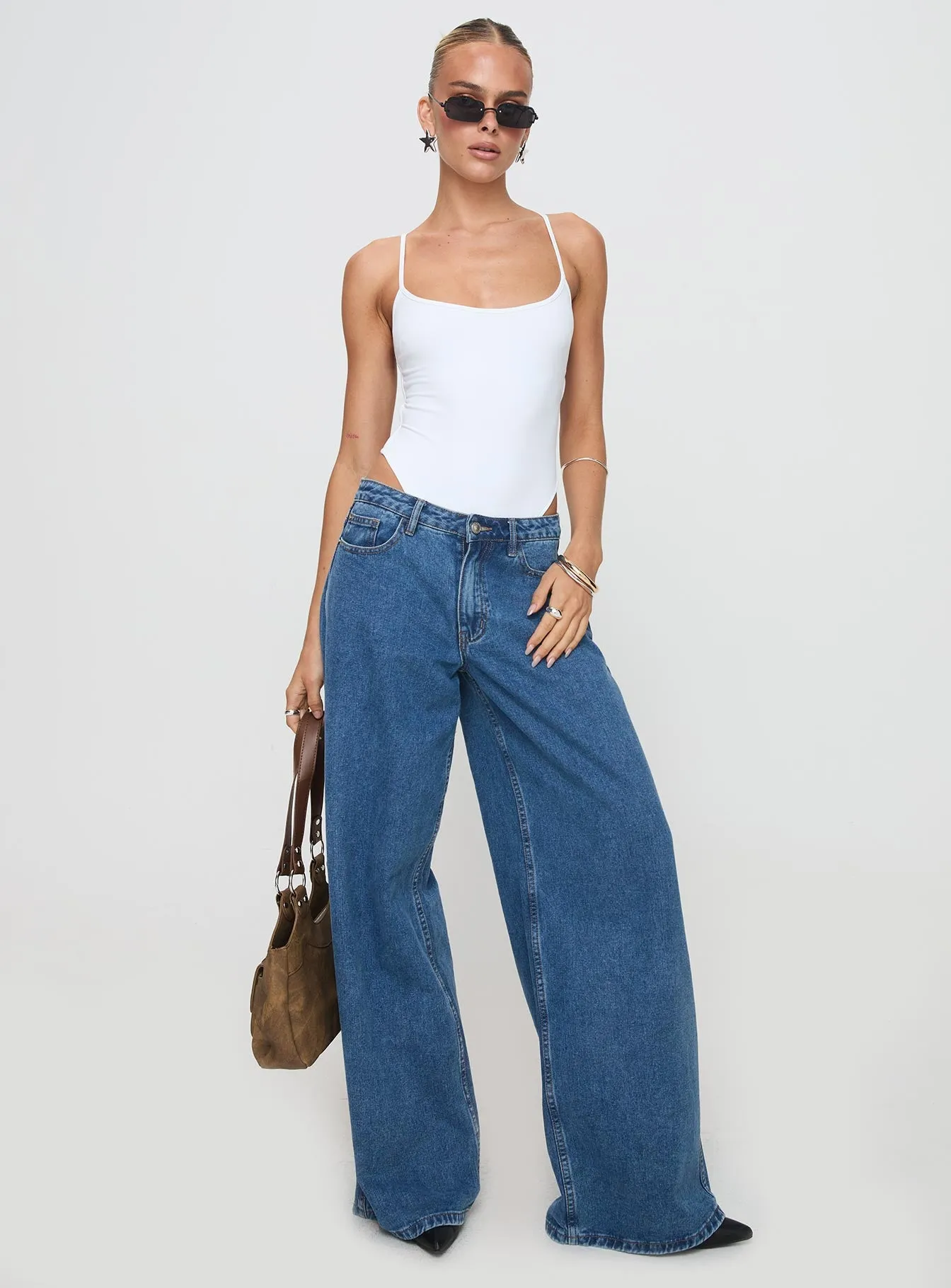 All Tied Up Bodysuit White Tall sold by Princess Polly product image thumbnail 3