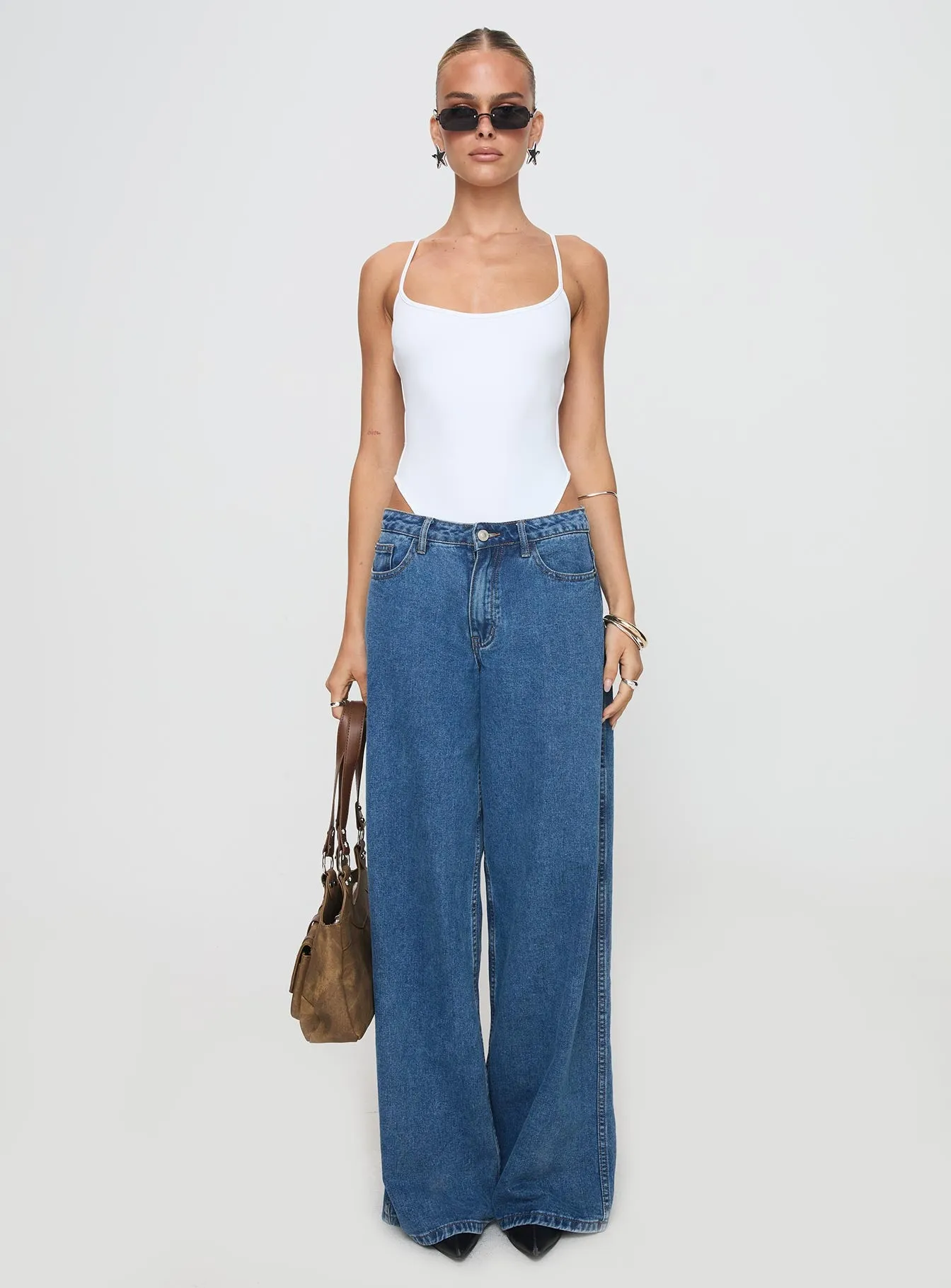 All Tied Up Bodysuit White Tall sold by Princess Polly product image thumbnail 4