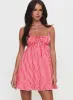 Empress Of Love Mini Dress Red Gingham sold by Princess Polly
