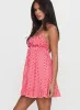 Empress Of Love Mini Dress Red Gingham sold by Princess Polly