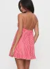 Empress Of Love Mini Dress Red Gingham sold by Princess Polly