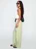 Neevie Wide Leg Pants Green sold by Princess Polly