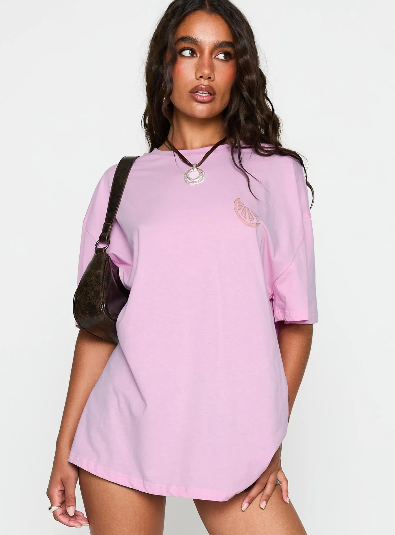 Sardines Please Oversized Tee Pink sold by Princess Polly product image thumbnail 2