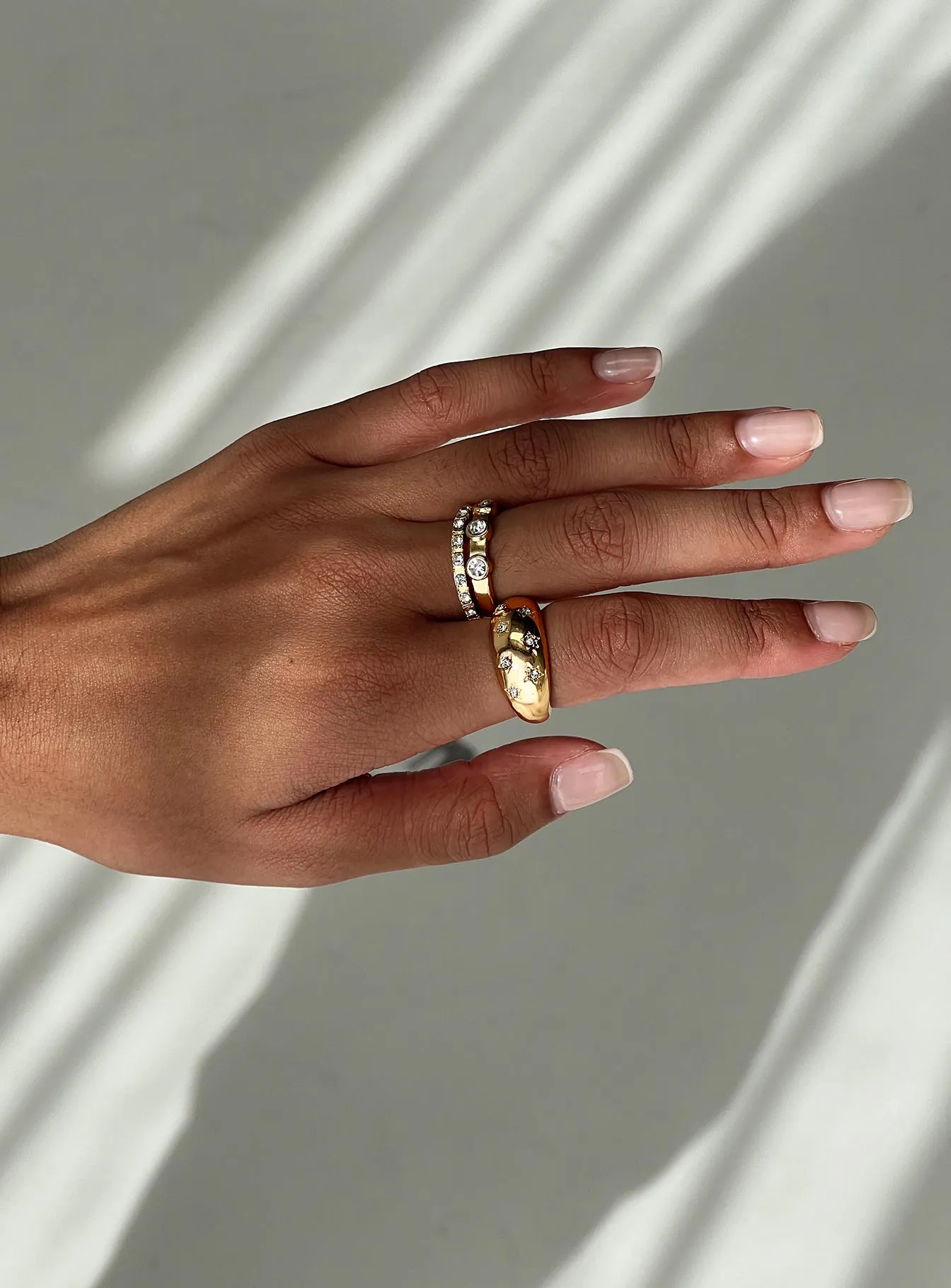 Siella Ring Pack Gold sold by Princess Polly