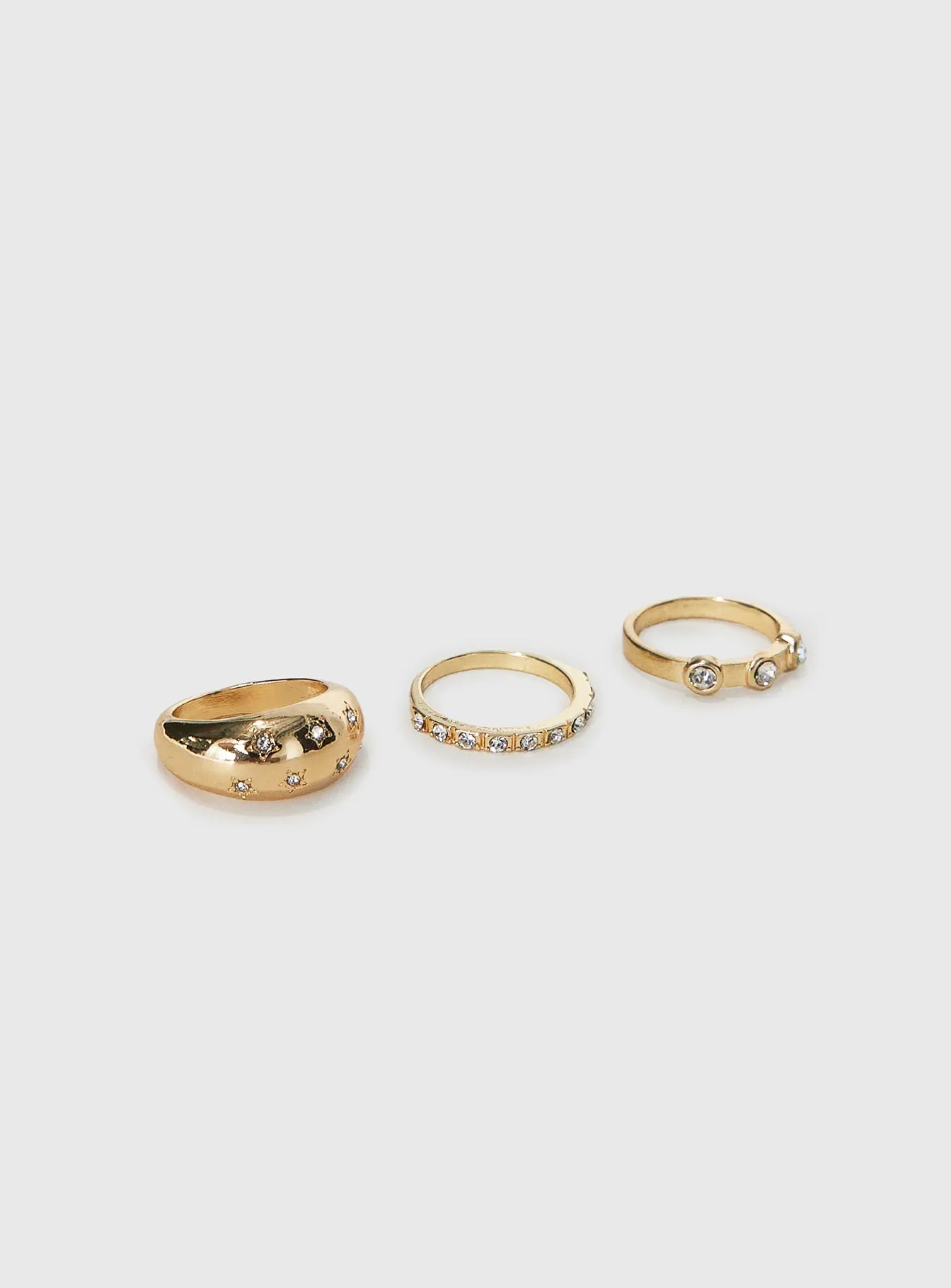 Siella Ring Pack Gold sold by Princess Polly product image thumbnail 4