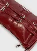 Recognize Buckle Detail Bag Red sold by Princess Polly