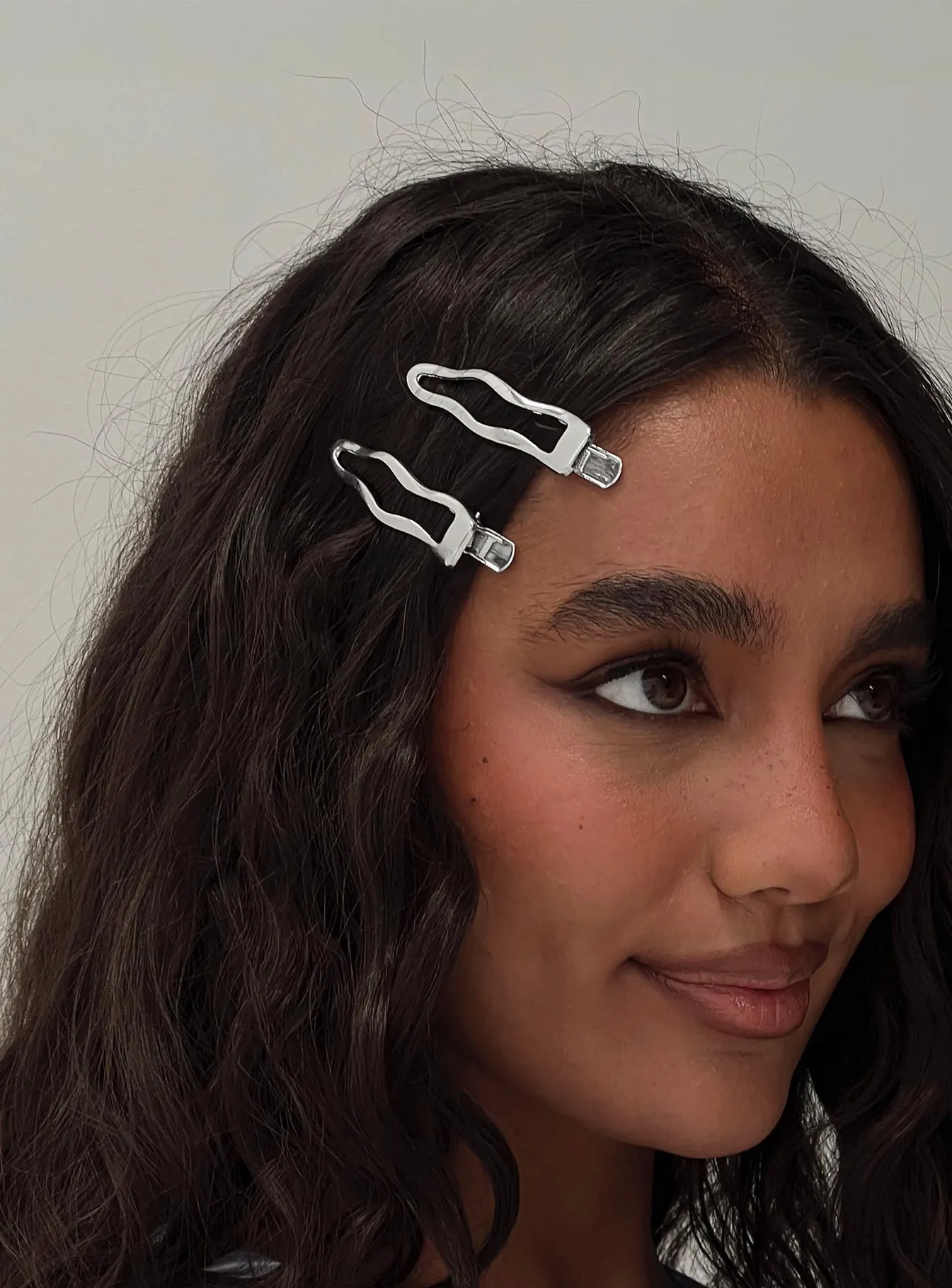 So Divine Hair Clip 2 Pack Silver sold by Princess Polly