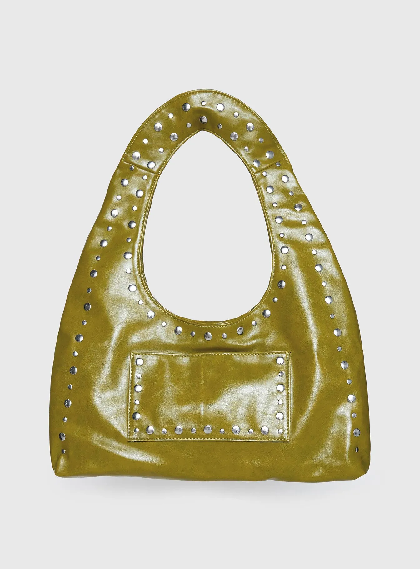 Bankes Studded Shoulder Bag Green sold by Princess Polly product image thumbnail 2