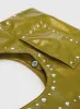 Bankes Studded Shoulder Bag Green sold by Princess Polly