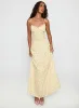 Members Only Maxi Dress Yellow Floral sold by Princess Polly