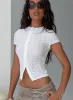 Suzu Textured Top White sold by Princess Polly