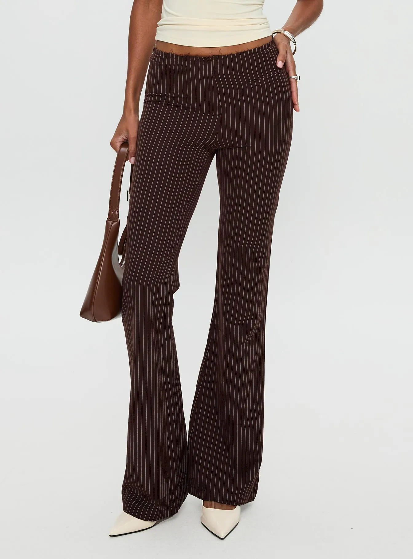 Sportia Flare Pants Brown sold by Princess Polly product image thumbnail 2