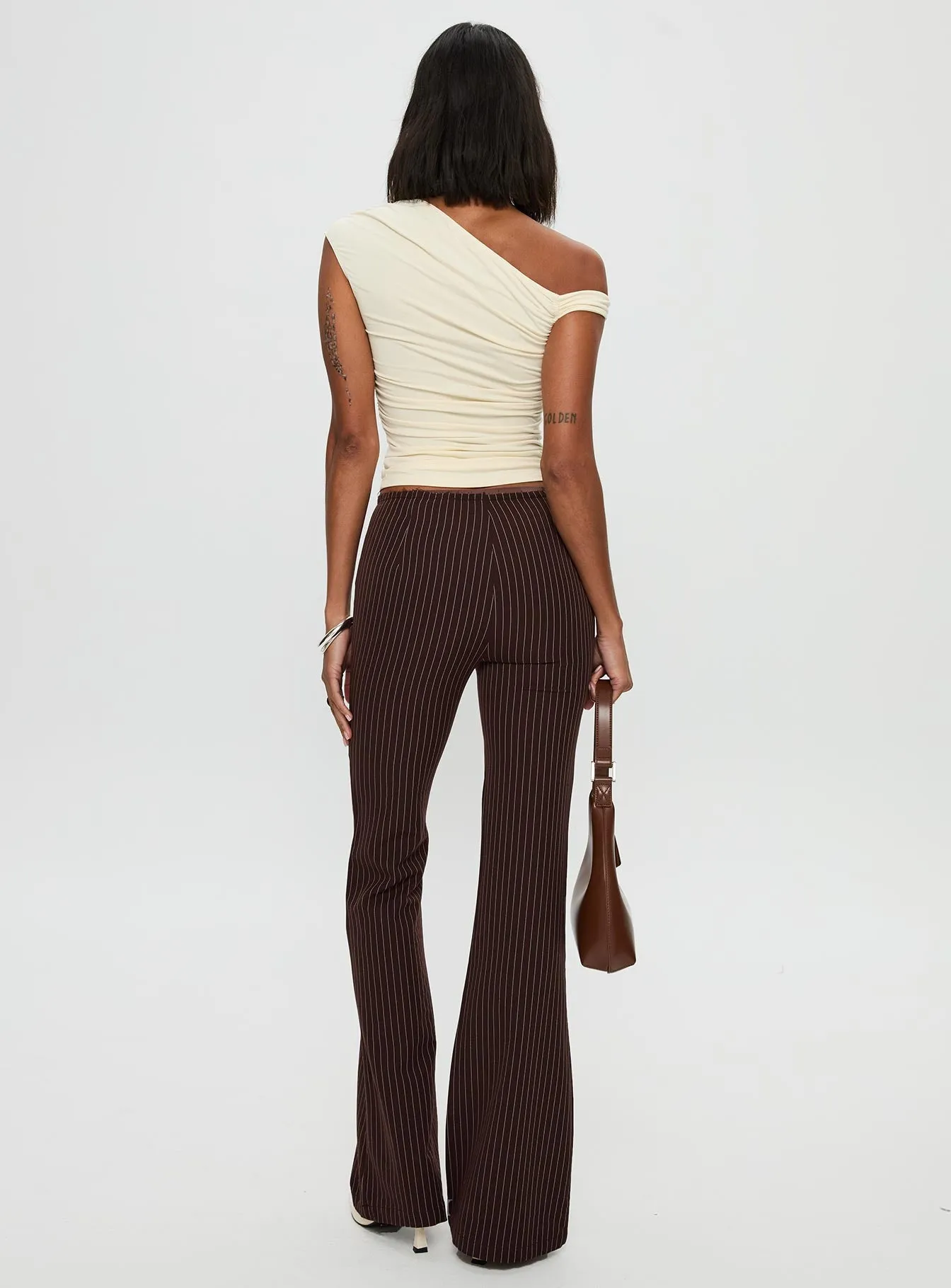 Sportia Flare Pants Brown sold by Princess Polly product image thumbnail 5